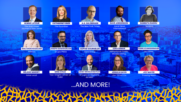 Speakers at World News Media Congress 2026