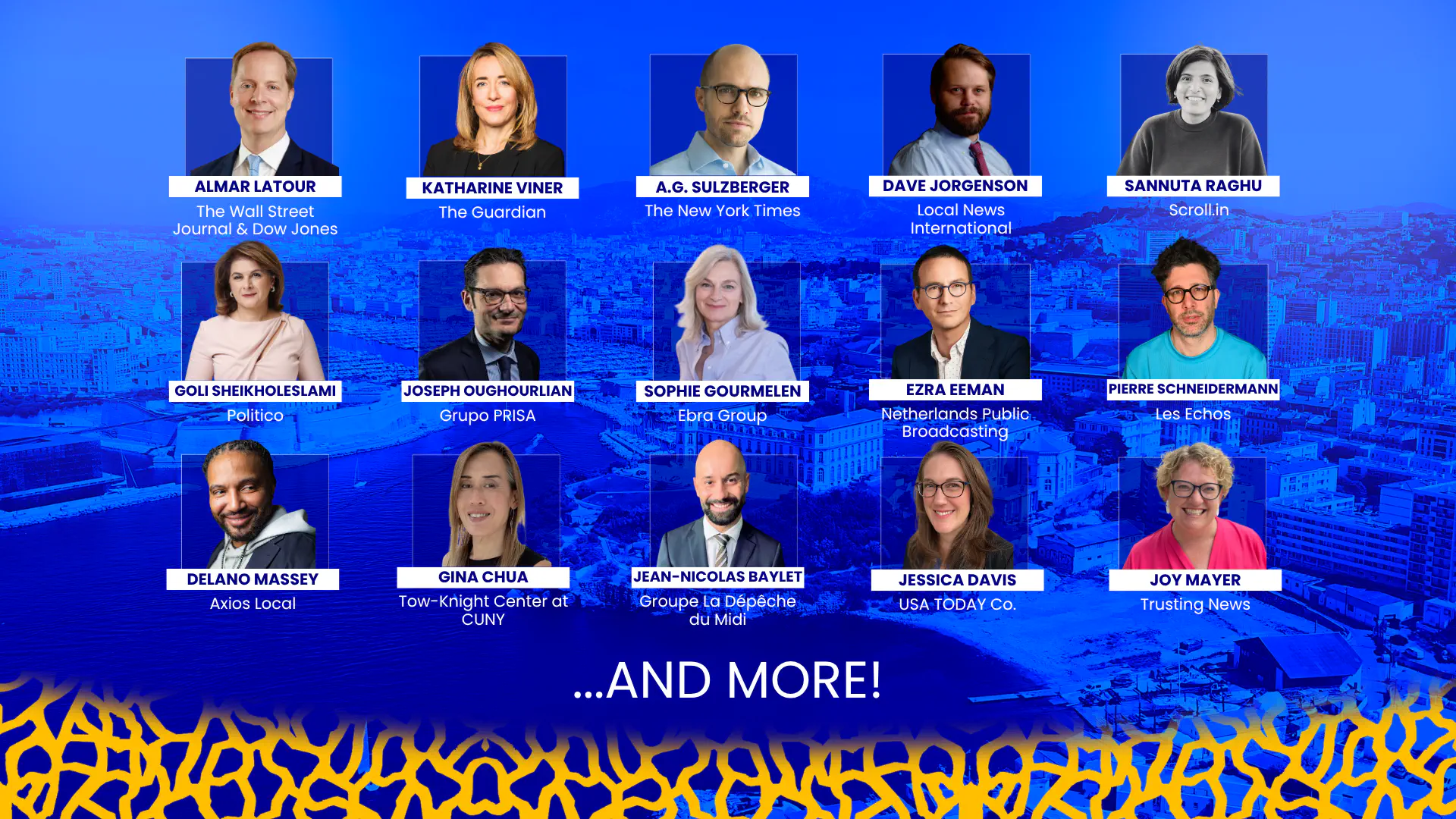 Speakers at World News Media Congress 2026