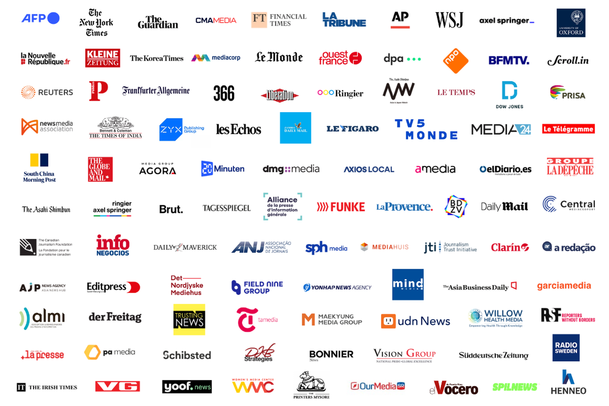 Some of the organisations attending WNMC26