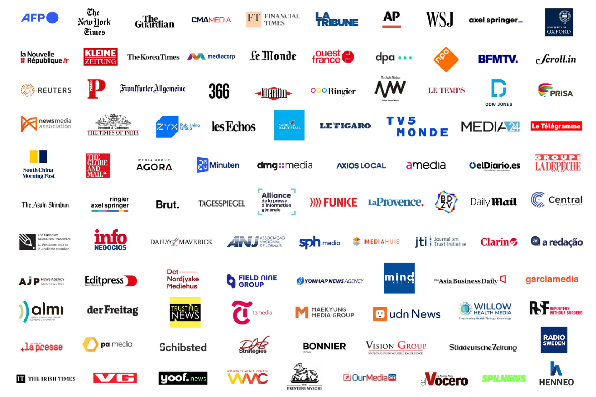 Some of the organisations attending WNMC26