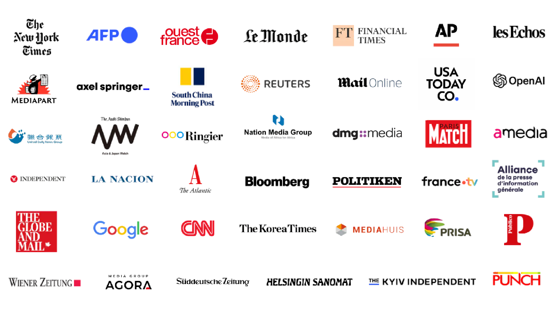 Some of the organisations seen at WNMC25