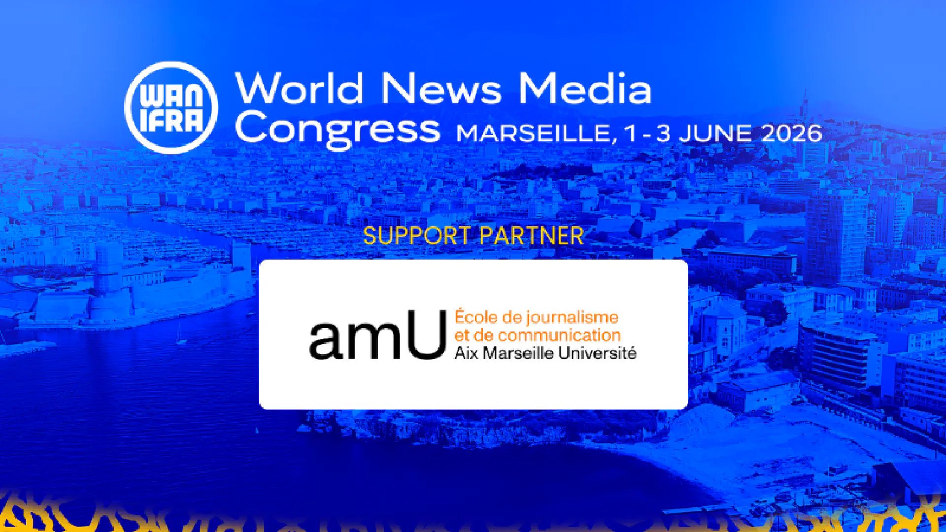 L'École de journalisme et de communication d'Aix-Marseille s'associe à la WAN-IFRA pour le 77e Congrès mondial des médias d'information